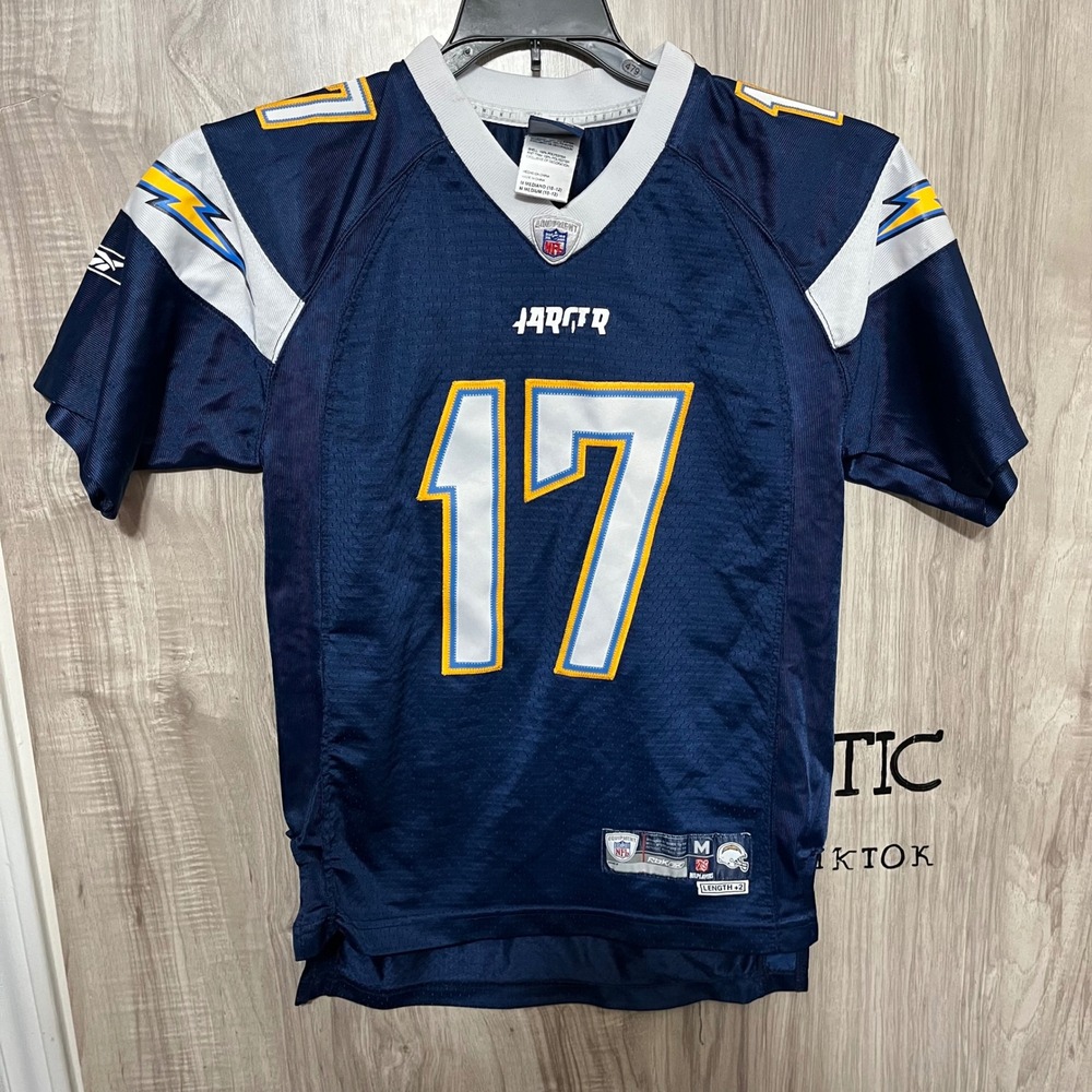 San Diego Chargers Jersey Youth Medium 10-12 Football Philip Rivers #17 Reebok